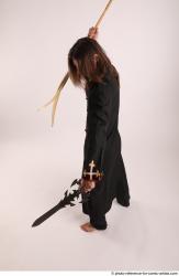 JAKUB PREACHER STANDING POSE WITH SWORD AND SPEAR